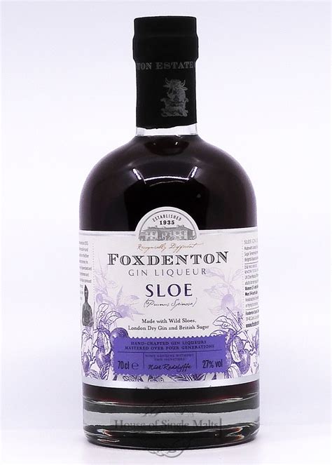Foxdenton Gin Liqueur Sloe Gin House Of Single Malts Ag