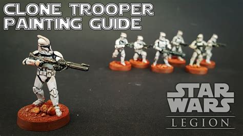 Clone Trooper Painting Tutorial ~ Star Wars Legion Youtube