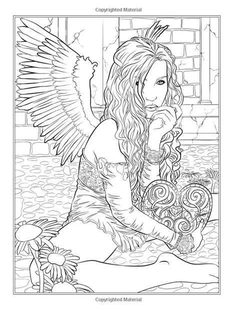 Gothic Anime Coloring Pages