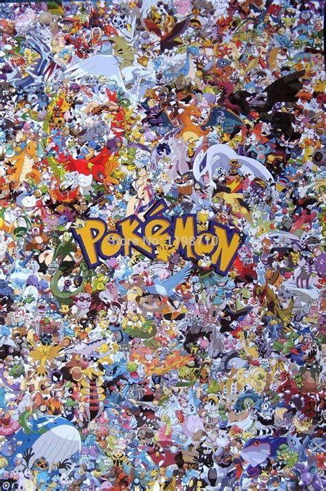 Pokemon Wall Poster 20x30 51x76cm Price 2171 And Free Shipping