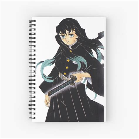 Kimetsu No Yaiba Demon Slayer Muichiro Tokito Spiral Notebook By