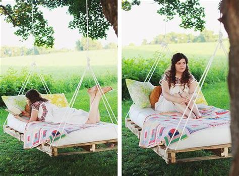Diy Pallet Swing Bed Instructions 101 Pallets