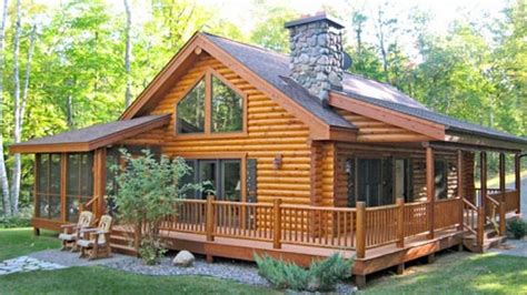 Log Cabin Home With Wrap Around Porch Big Log Cabin Homes Lrg Log Home Builders Log Home