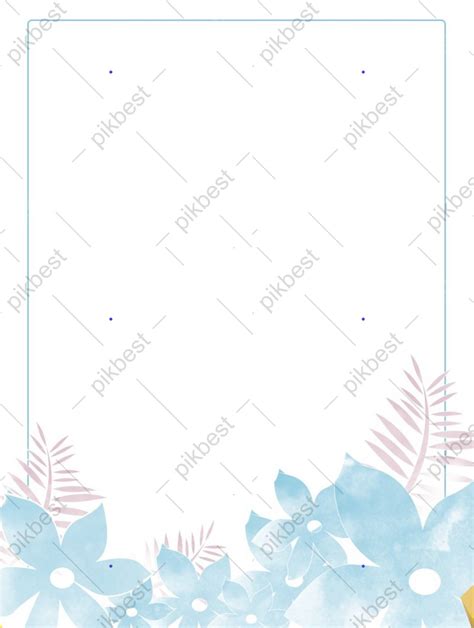Blue Watermark Flower Background Image Backgrounds Psd Free Download