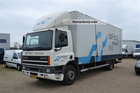 Daf Case Cf 75250 € 5950 1999 Box Truck Photo And Specs