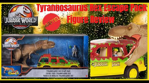 Jurassic World Legacy Collection Tyrannosaurus Rex Escape Pack Review Youtube