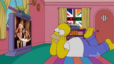 Homer Simpsons Watching Tv  Uinona S