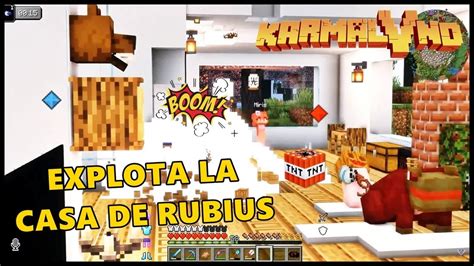 Vegetta Hace Explotar La Casa De Rubius 🥶 Karmaland 5 Youtube