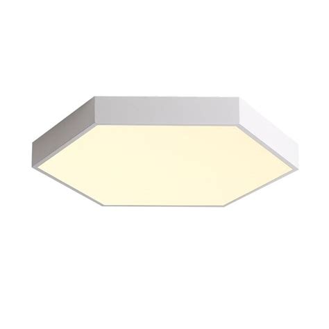Hexagon 5 Led Ceiling Lightwhite Wide 60 Cm Dimmable With Rc Led