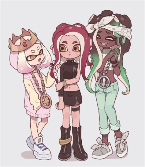 Marina Looks Happy To Have Another Octoling In Town Splatoon Know Your Meme