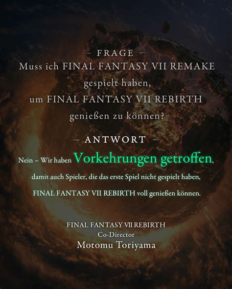 Final Fantasy Vii Rebirth Ihr Müsst Den Ersten Teil Nicht Gespielt