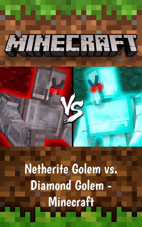 Minecraft Netherite Golem Vs Diamond Golem Minecraft By Kata Rina
