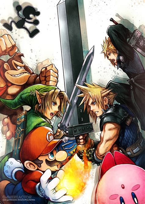 Cloud Disponibile In Super Smash Bros Brawl Super Smash Bros Per Wii