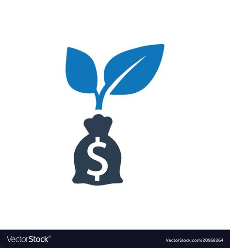 Business Investment Icon Royalty Free Vector Image