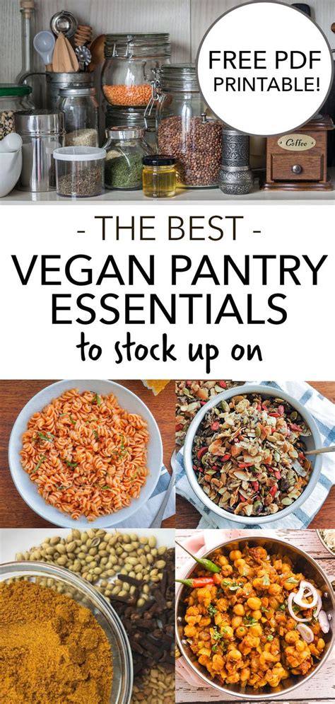 Vegan Pantry Essentials To Cook Plant Based Meals At Home Vegan