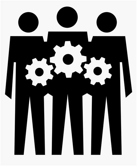 Transparent Teamwork Clipart Png Teamwork Black And White Png Png