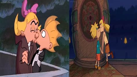 Arnold And Helga Kiss On The 1st And 2nd Movie Youtube