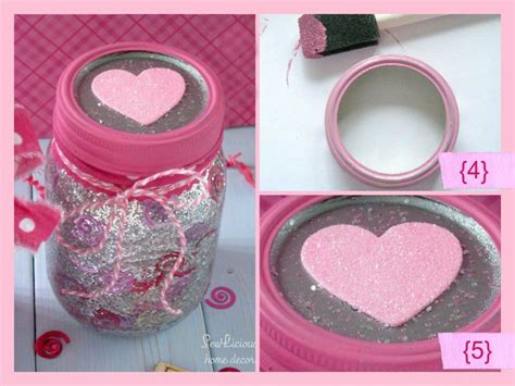 How To Make A Confetti Valentine Mason Jar Valentine Mason Jar Mason