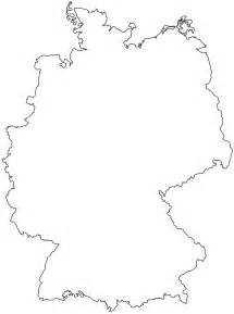 Partizip:〉 fest umrissene (fest abgegrenzte, klare) vorstellungen. Silhouette: Deutschland Karte - Silhouetten und kontur vektoren