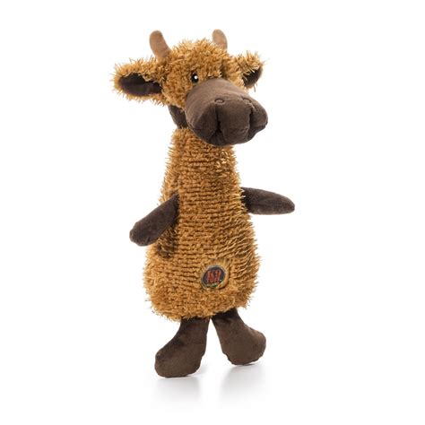 And for even more toys your best friend will love, check out the best dog toys for all. Charming Pet Scruffles Moose Dog Toy, Small ...