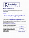 (PDF) ROUTLEDGE (Taylor & Francis Group) CALL FOR BOOK CHAPTER- BOOK ...