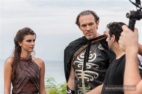 Troy The Odyssey Behind The Scenes Photo Of Ego Mikitas And Lara Heller