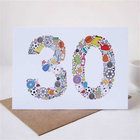 Best christmas gift ideas for men. 'mens things' special birthday card by mrs l cards | notonthehighstreet.com