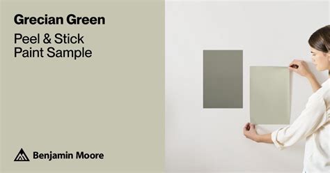 Grecian Green Paint Sample By Benjamin Moore 507 Peel And Stick Paint