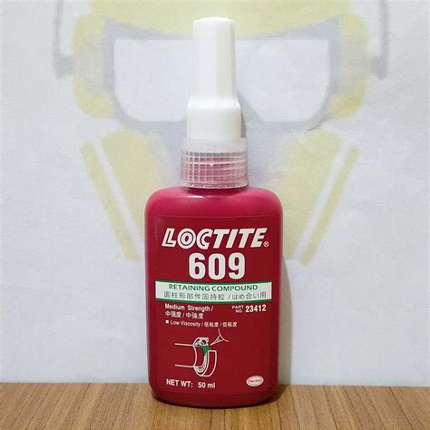 Loctite 609 High Strength Retaining Compound 50ml Shopee Singapore