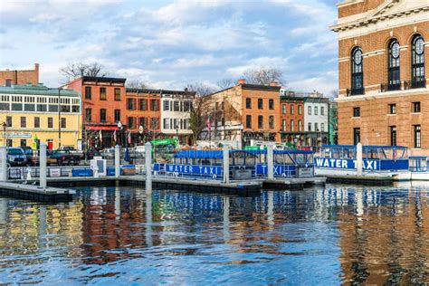 Downtown Fells Point In Baltimore Maryland Editorial Stock Photo