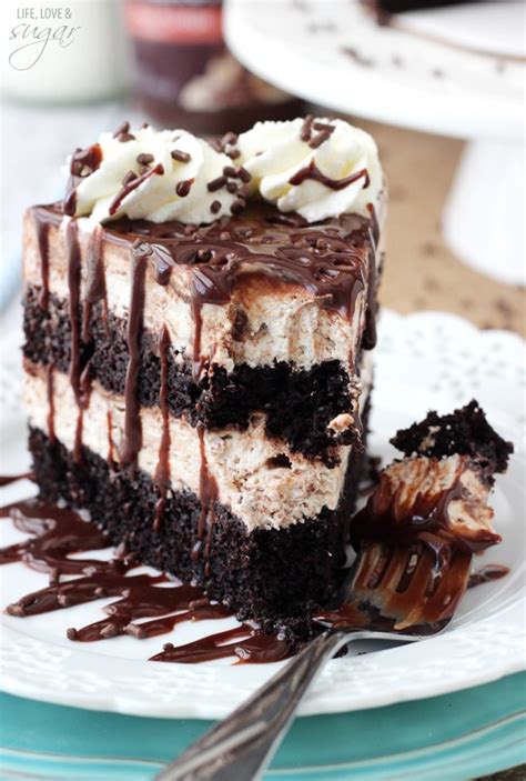 Hot Fudge Swirl Ice Cream Cake Life Love And Sugar