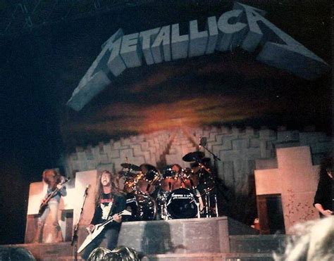 I Was There Metallica Live In 1986 Metallica 1986 Metallica Live