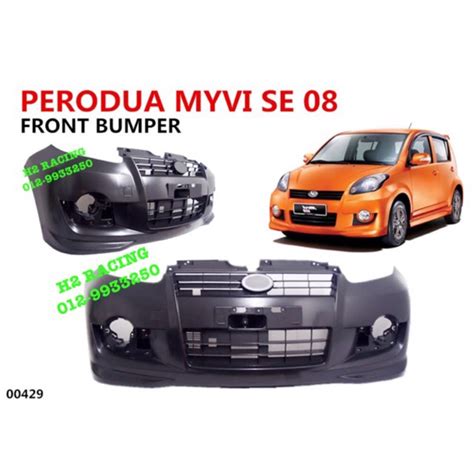 Perodua myvi 2017 mk3 super circuit chassis stablelizer strengthening racing safety strut bars. PERODUA MYVI SE 2008-2010 SE 2 SE2 FRONT BUMPER DEPAN (PP ...