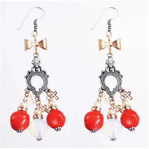 Coral Chandelier Earrings Jewelry Art Featured Jewelry Chandelier
