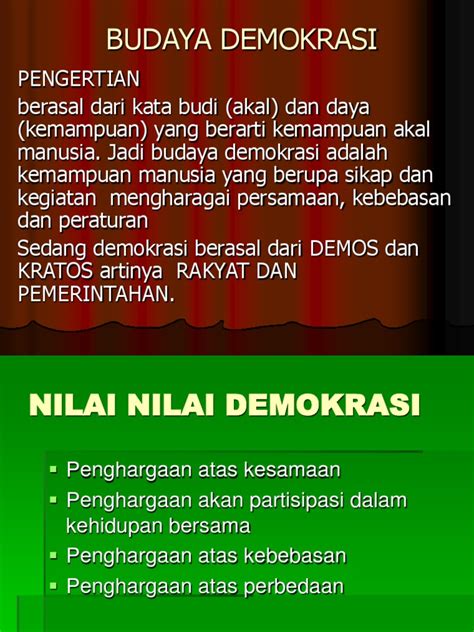 Demokrasi Dan Budaya Politik Pdf