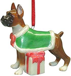 Christmas boxers christmas dog boxer and baby boxer love beautiful dogs animals beautiful cute christmas tree tops merry little christmas christmas dog christmas decorations diy holiday cards xmas. Amazon.com: Cute Christmas Holiday Boxer Dog Ornament ...