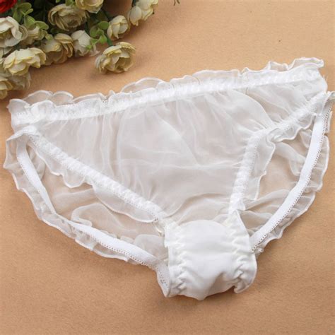 Free Shipping 3pcslot Womens Sexy Silk Panties Lady Silk Underwear Georgette Female Waist