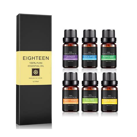 Buy Fragrance Essential Oils Set 6pcs Pure Natural