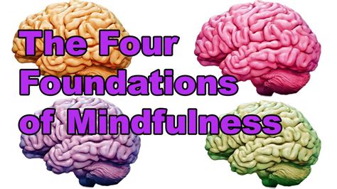 The Four Foundations Of Mindfulness Youtube