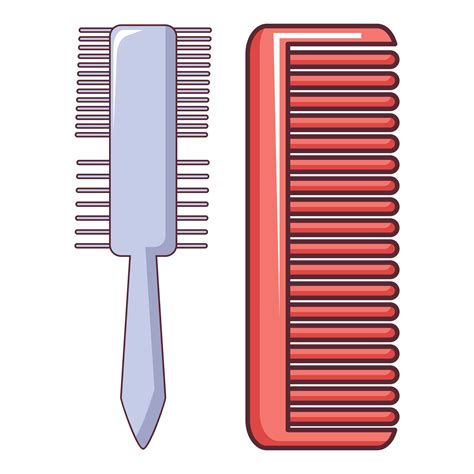 Comb Brush Icon Cartoon Style 15266129 Vector Art At Vecteezy