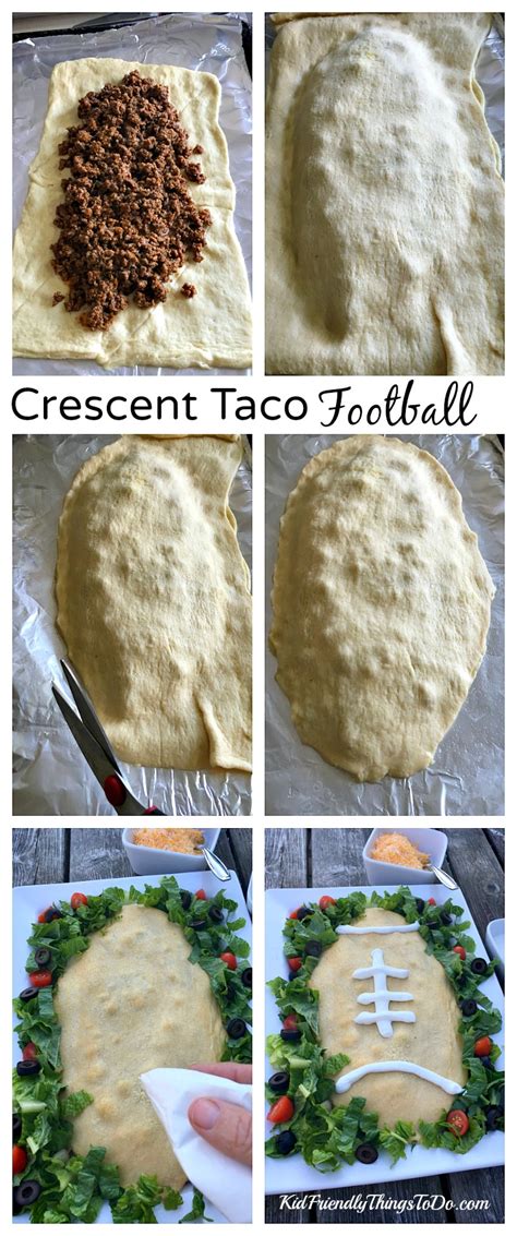 Crescent Taco Football Game Day Recipe Kid Friendly Things To
