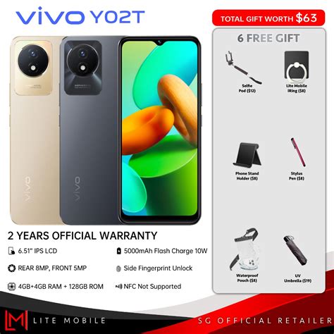 Vivo Y02t Gold 128 Gb Mobile Phones And Gadgets Mobile Phones Android