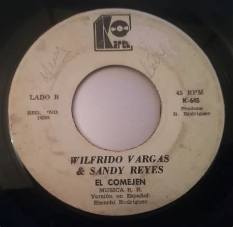 Wilfrido Vargas El Comejen Todo Es Para Ti 1983 Vinyl Discogs