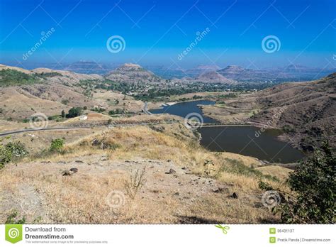Mountain Valley Landscape Royalty Free Stock Photography