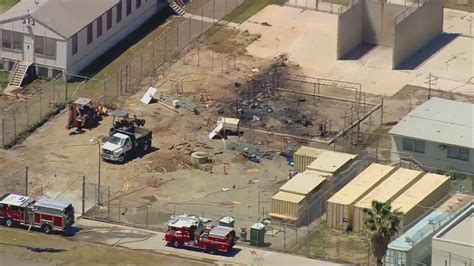 Small Plane Crashes Near California State Prison Facility In Norco