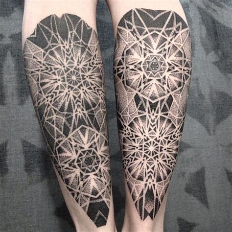 23 Fine Geometric Dotwork Tattoos By Akke Tattoos Private Tattoos