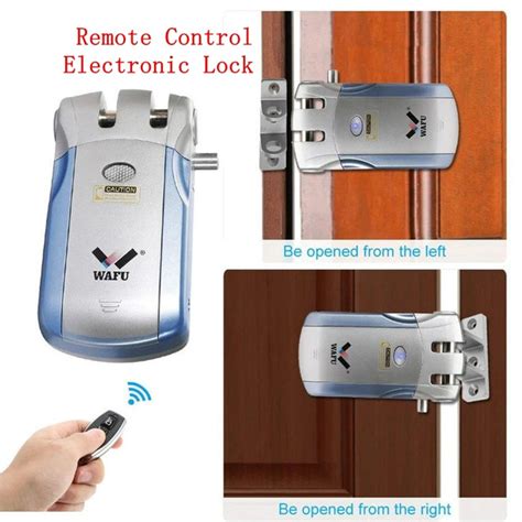 Wireless Remote Control Electronic Lock Invisible Keyless Entry Door