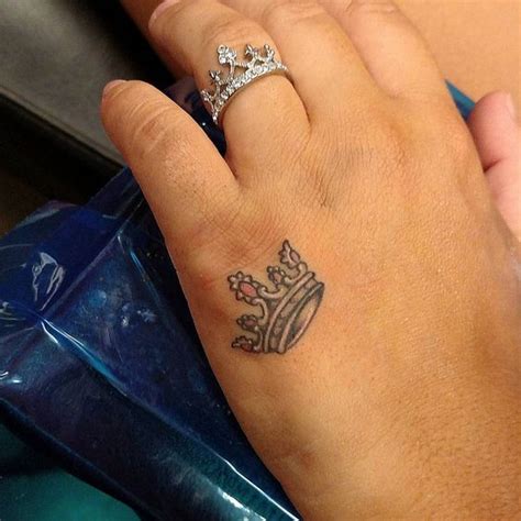 Small Crown Tattoo Ink Myqueen Tattoo Ideas Pinterest Girly Tattoos The White And
