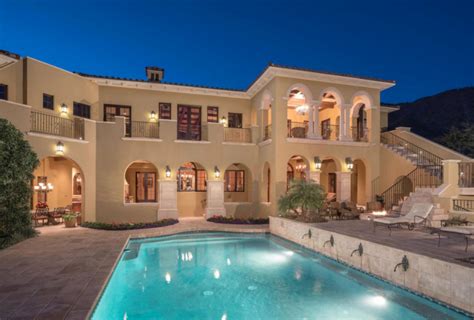 Mediterranean Style Mansion In Scottsdale Arizona Homes Of The Rich