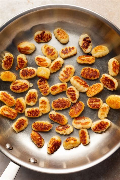 Vegan Gnocchi Pan Fried Pan Lazy Cat Kitchen Savory Potato Flavored